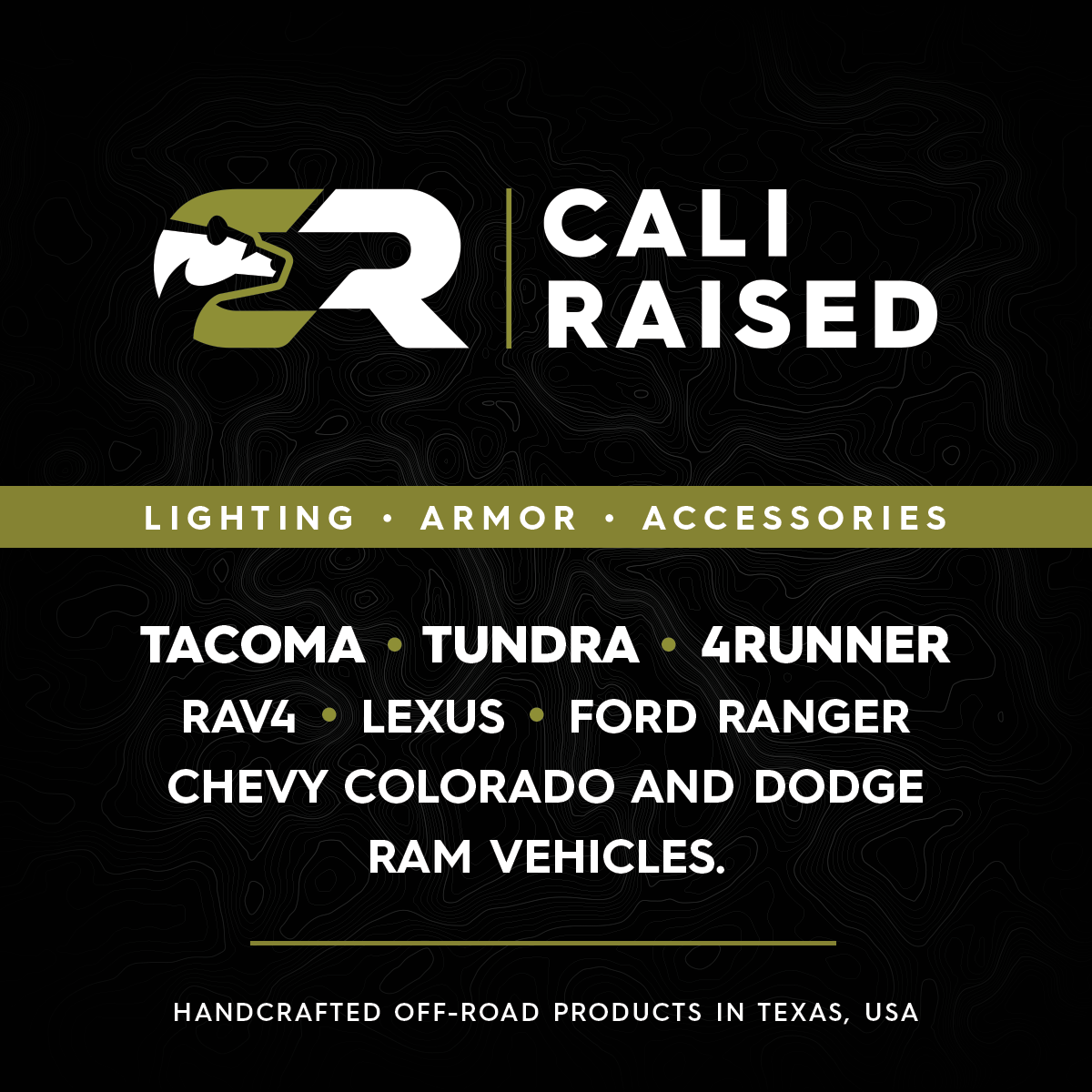 Toyota 4Runner with LED headlights, fog lights and A-pillar ditch lights on a trail at night