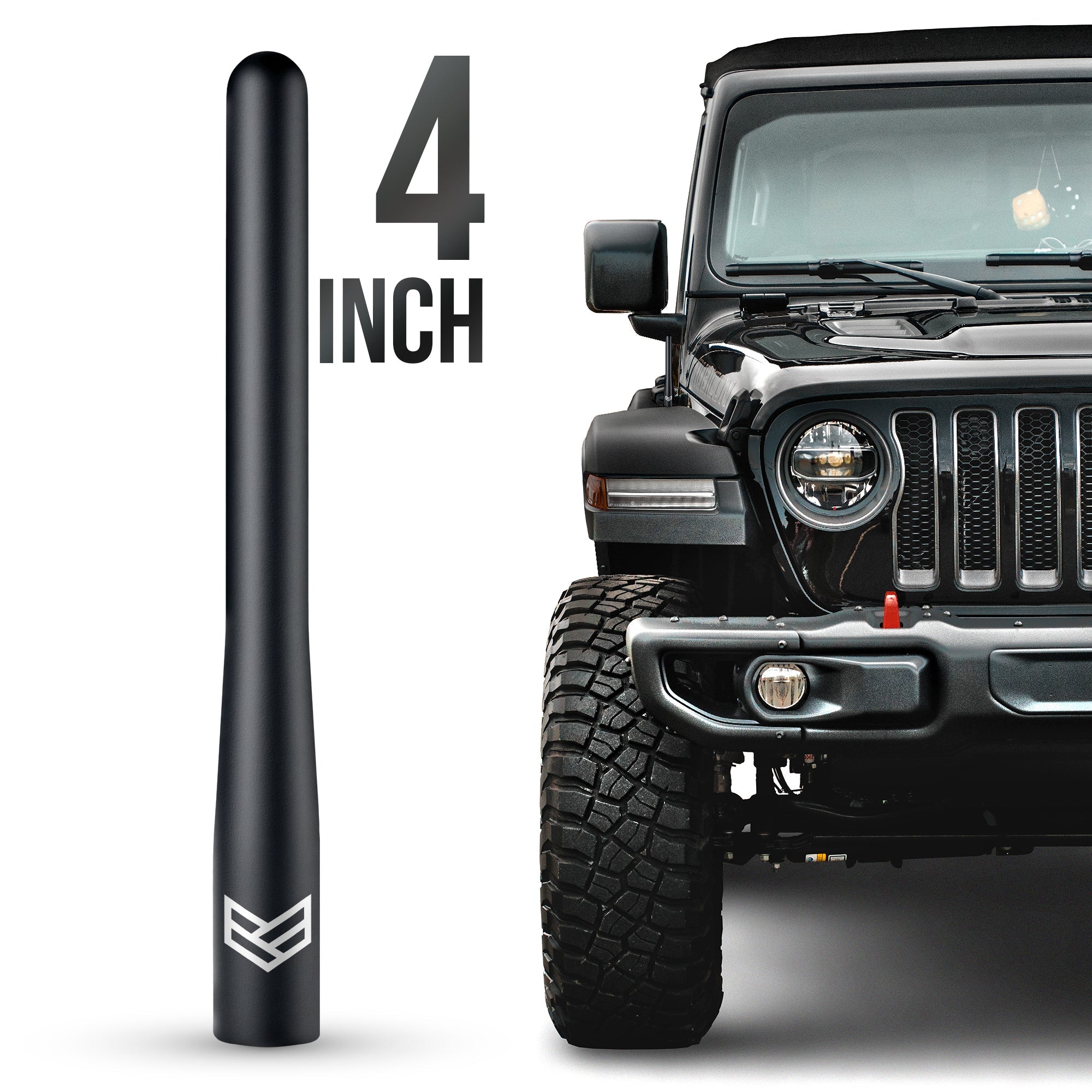 Ronin Factory Jeep Tufflock™ Short Antenna (4 Inch)