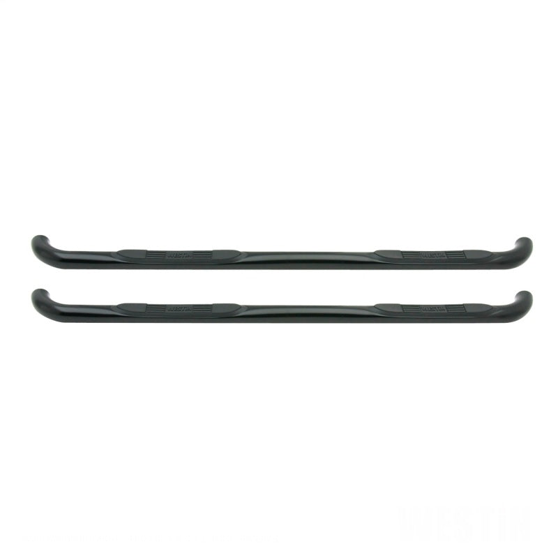 Westin E-Series 3 Round Nerf Step Bars, Crew Cab, Body Mount, fits Chevy Silverado HD 2500/3500