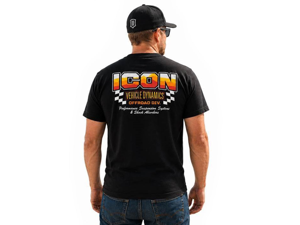 ICON Winners logo T-shirt in black, size Small, universal fit
