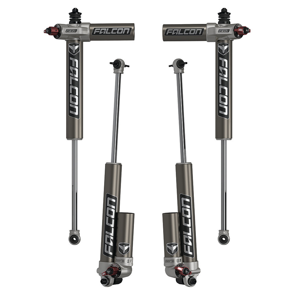 JK 2dr: Falcon Series 3.3 Fast Adjust Piggyback Shock Kit (5-6" Lift)