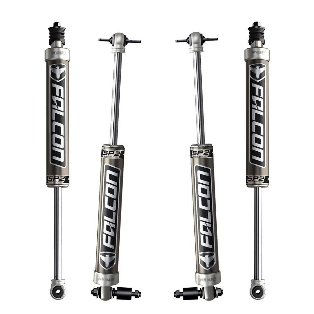 JK 2dr: Falcon 2.1 SP2 Monotube Shock Kit (1.5-2.5" Lift)