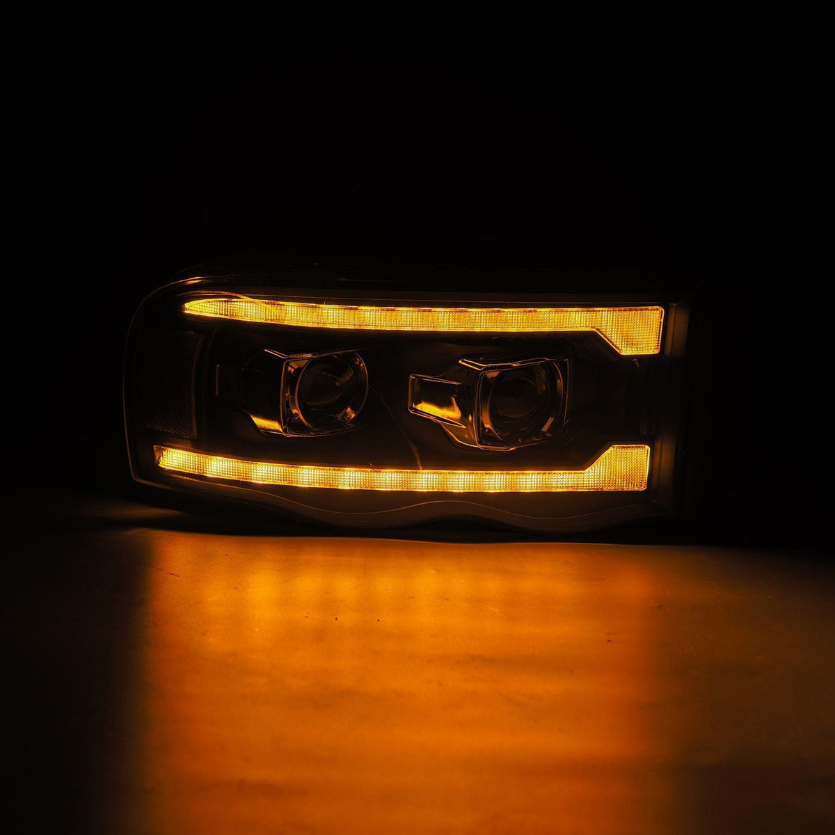 AlphaRex LUXX-Series LED Projector Headlights for Ram 1500 / Ram 2500/3500 - Black
