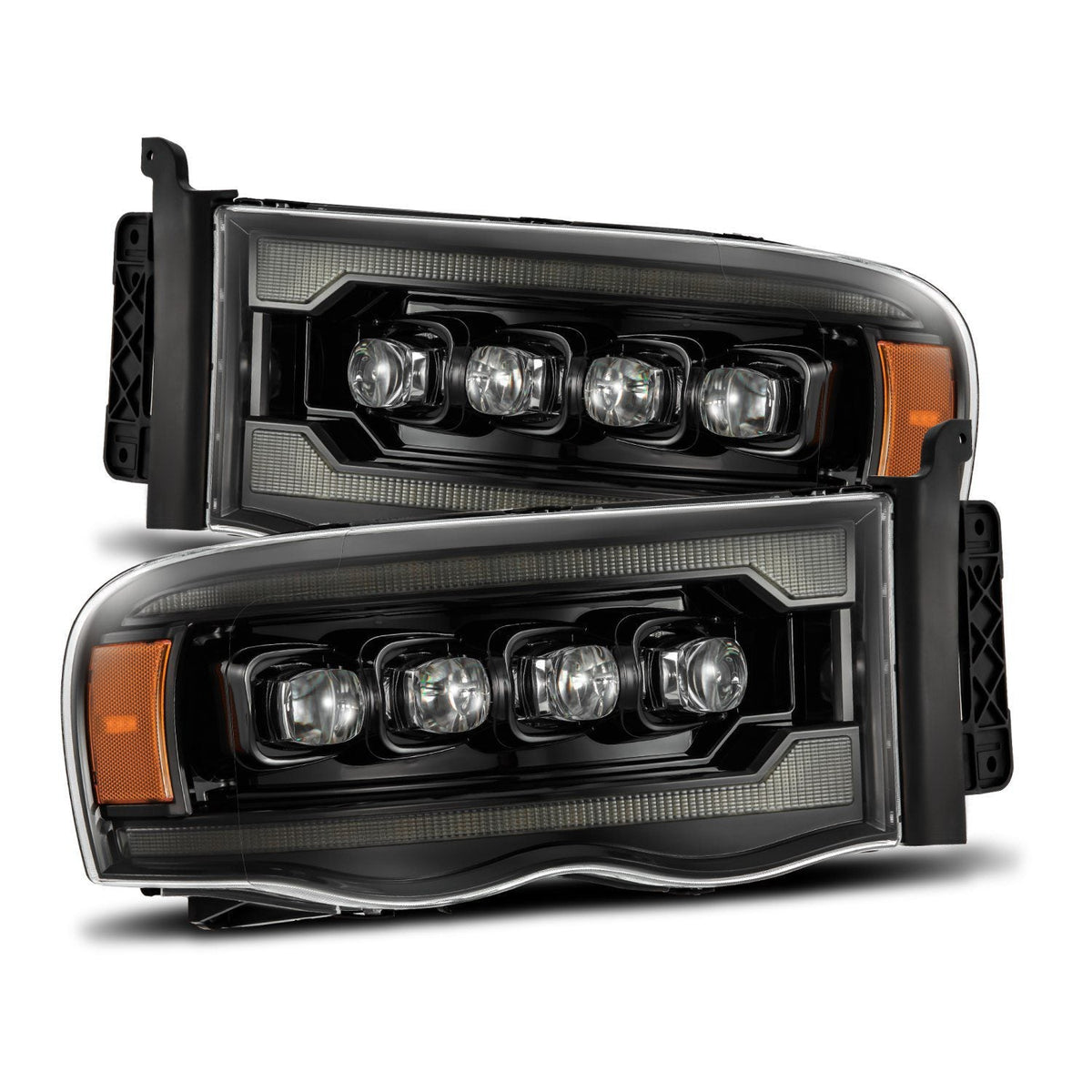 AlphaRex NOVA-Series LED Projector Headlights for Ram 1500 / Ram 2500/3500 - Alpha-Black