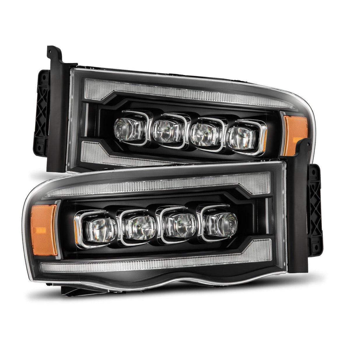 AlphaRex NOVA-Series LED Projector Headlights for Ram 1500 / Ram 2500/3500 - Black