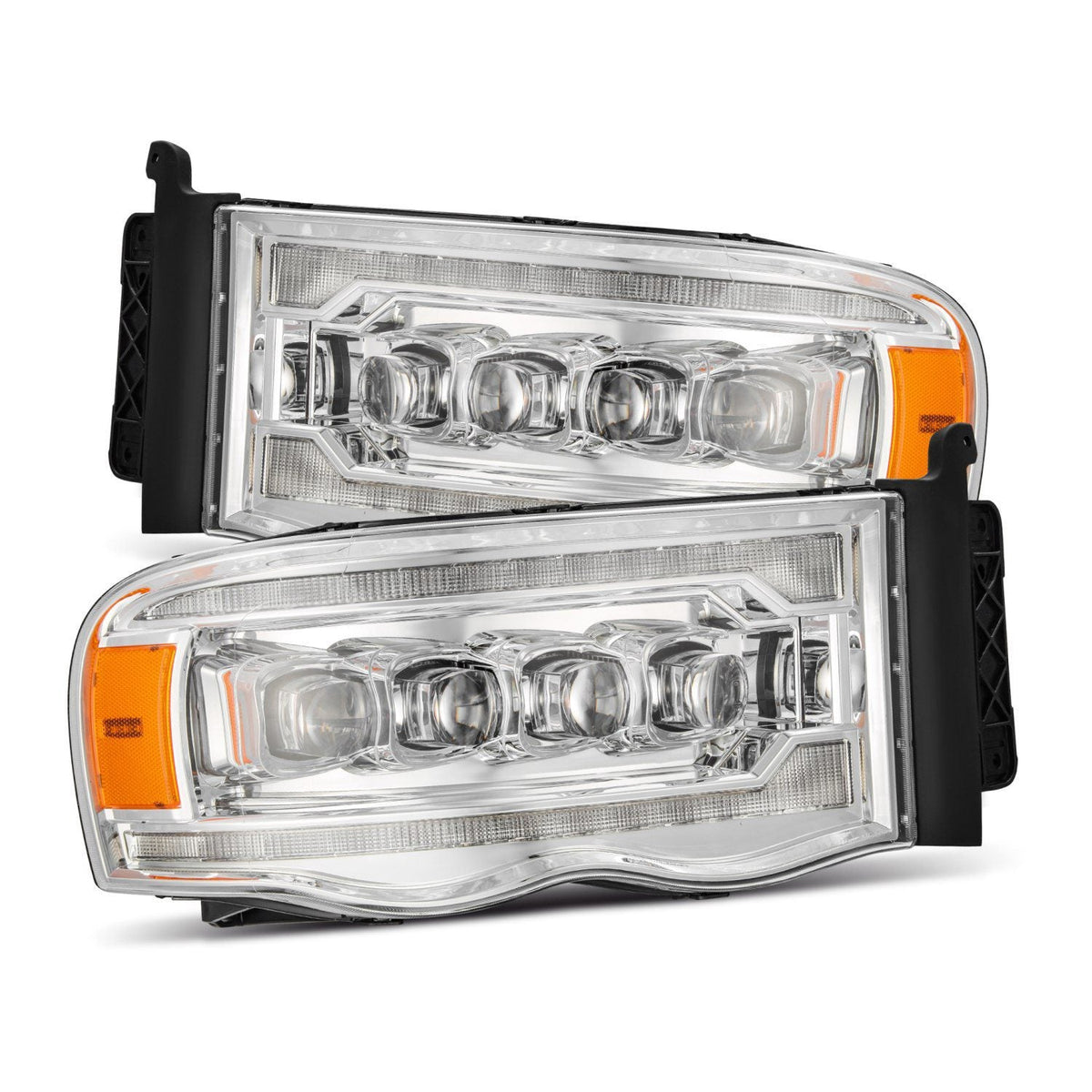 AlphaRex NOVA-Series LED Projector Headlights for Ram 1500 / Ram 2500/3500 - Chrome