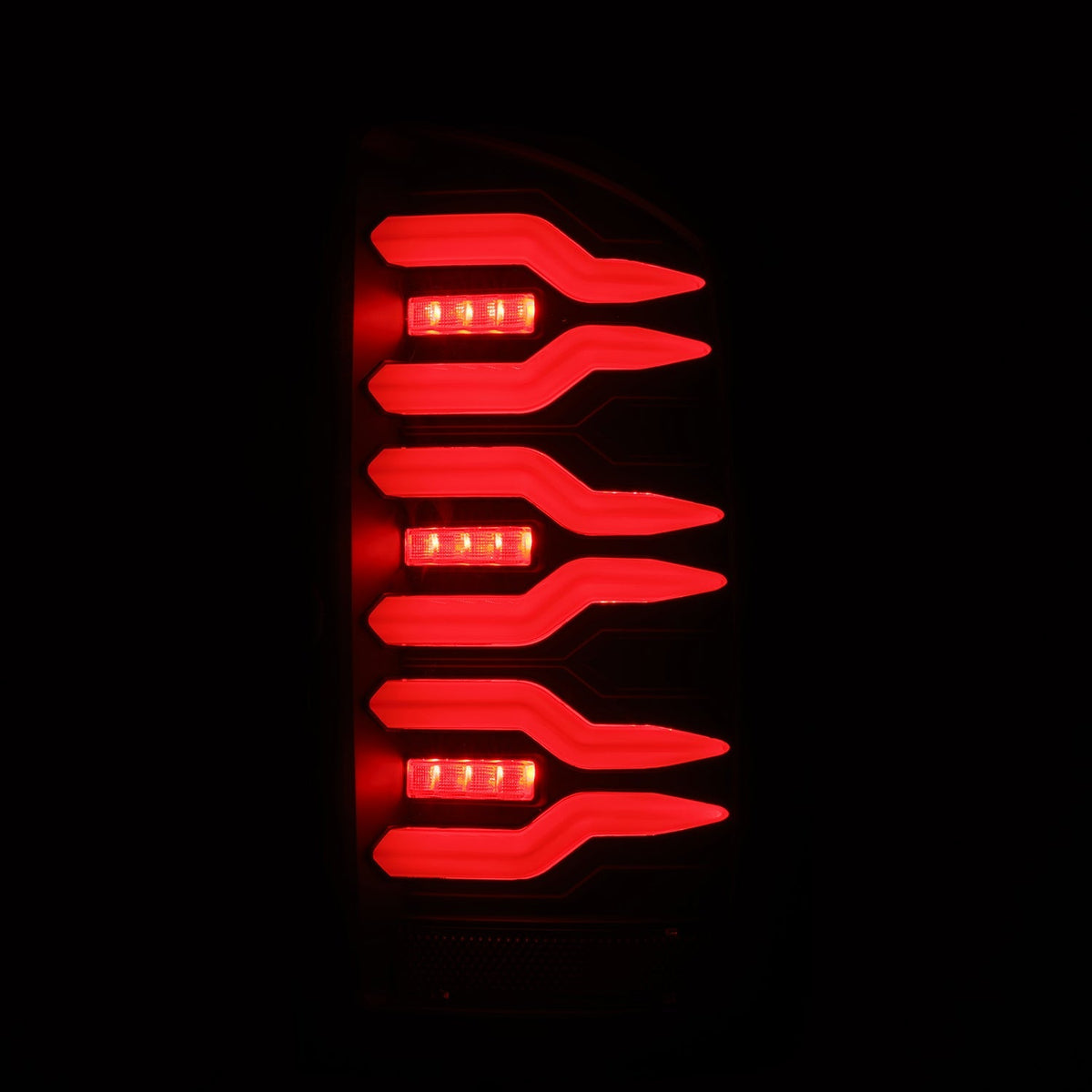 AlphaRex LUXX-Series LED Tail Lights for Ram 1500 / Ram 2500/3500 - Black Smoke