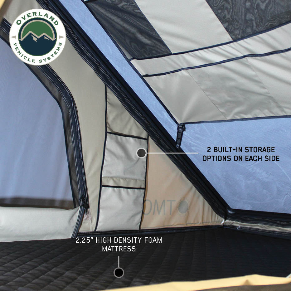 Overland Vehicle Systems LD TMON 2 person clamshell aluminum roof top tent - view 8