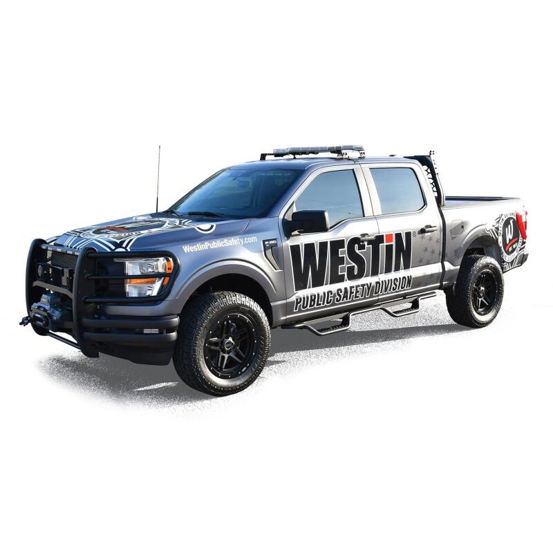Westin Outlaw Drop Nerf Step Bars, SuperCrew/Crew Cab, fits Ford F-150