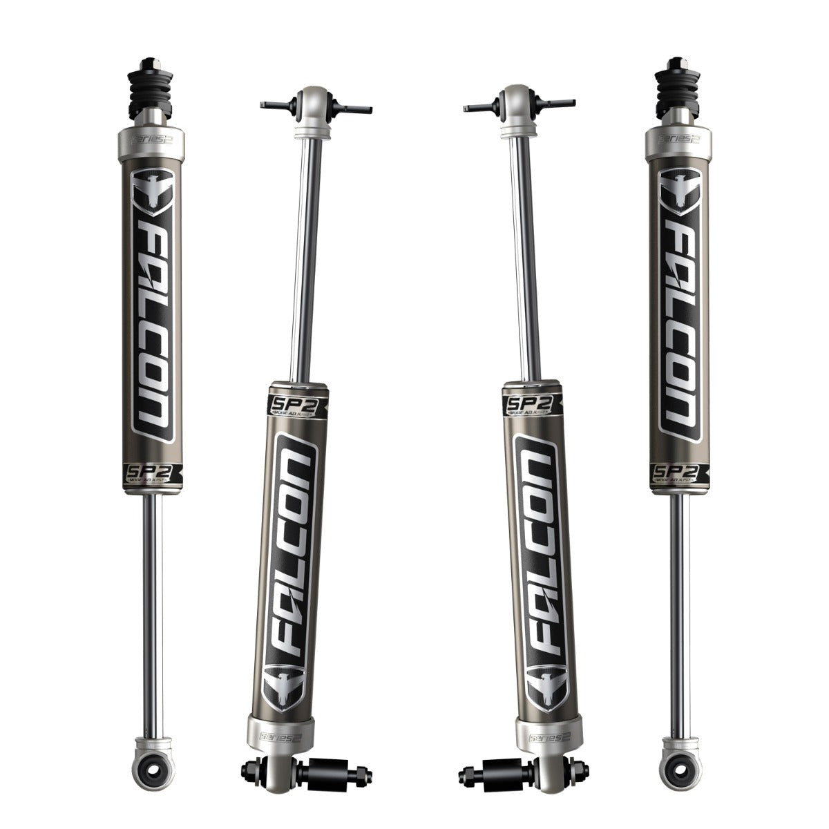 Falcon SP2 2.1 monotube shock kit for 1.5-2.5" lift on Jeep Wrangler JK