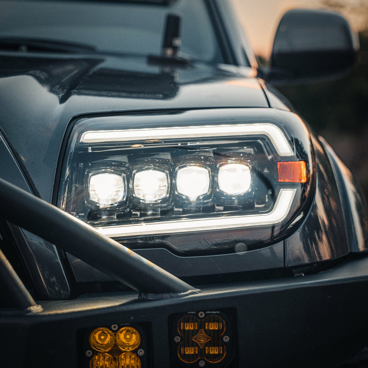 AlphaRex NOVA-Series LED Projector Headlights for Toyota 4Runner - Alpha-Black
