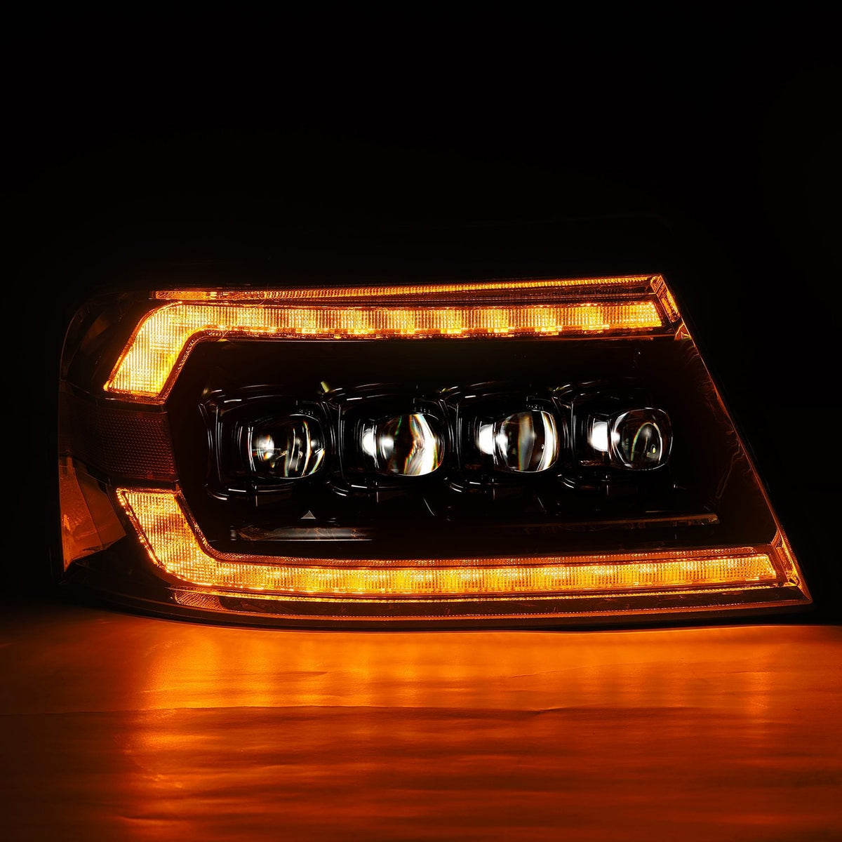 AlphaRex NOVA-Series LED Projector Headlights for Ford F-150 - Alpha-Black