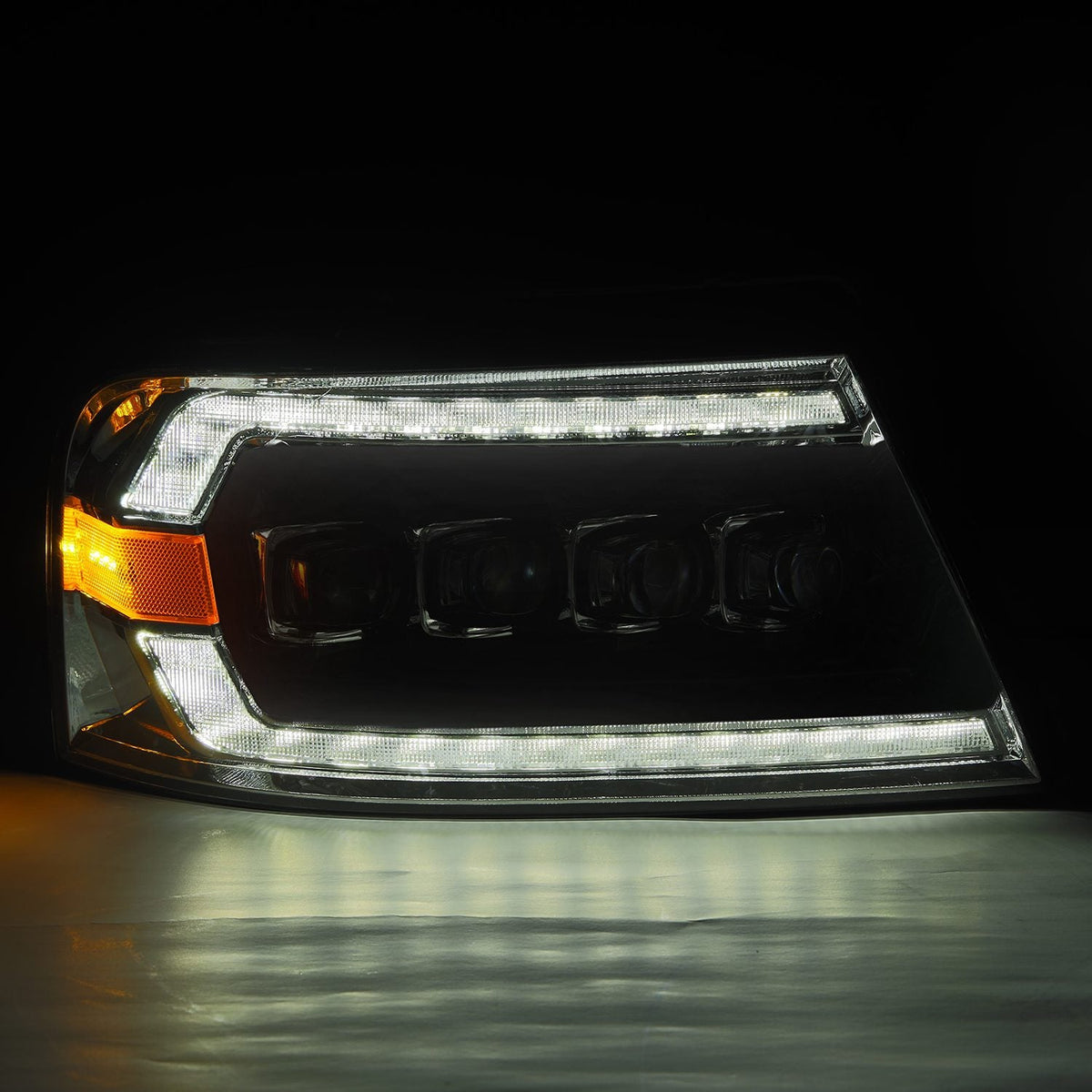 AlphaRex NOVA-Series LED Projector Headlights for Ford F-150 - Black