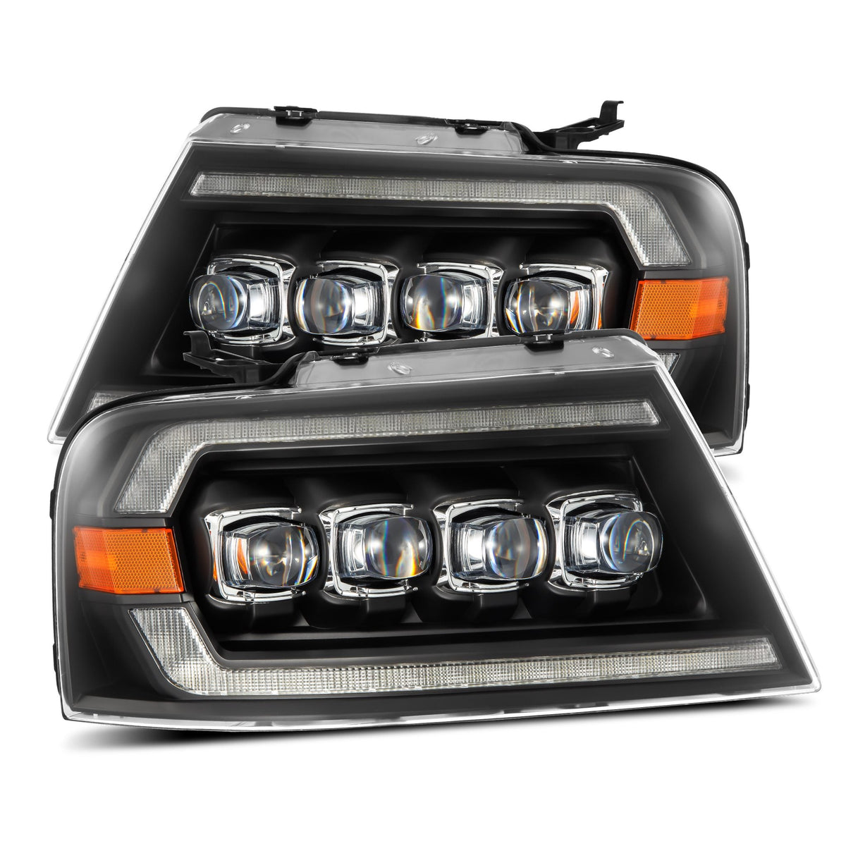 AlphaRex NOVA-Series LED Projector Headlights for Ford F-150 - Black