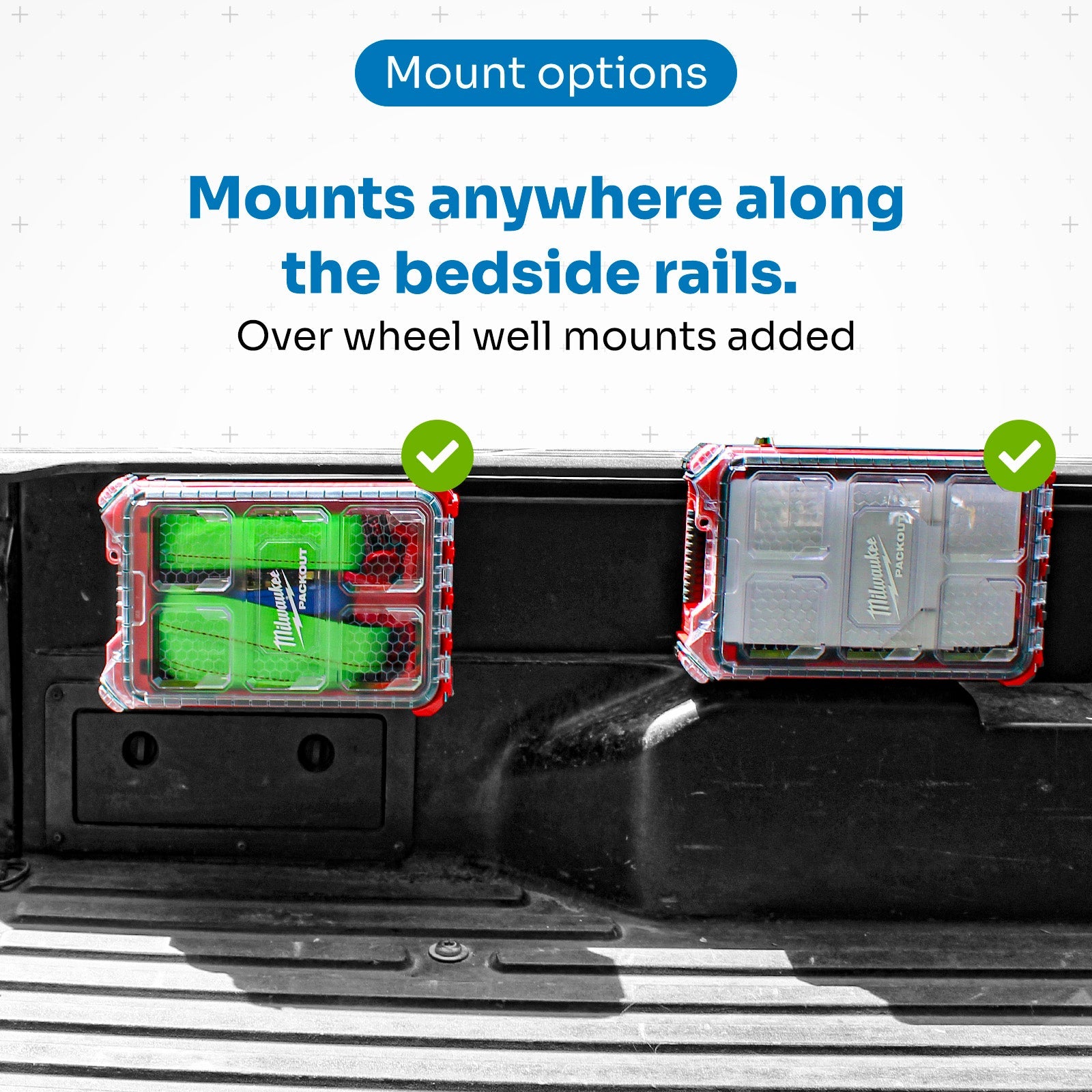 Integral Truck Bedside Packout Panel - Toyota Tacoma 2005+, Tundra 2007+, Jeep Gladiator 2019+