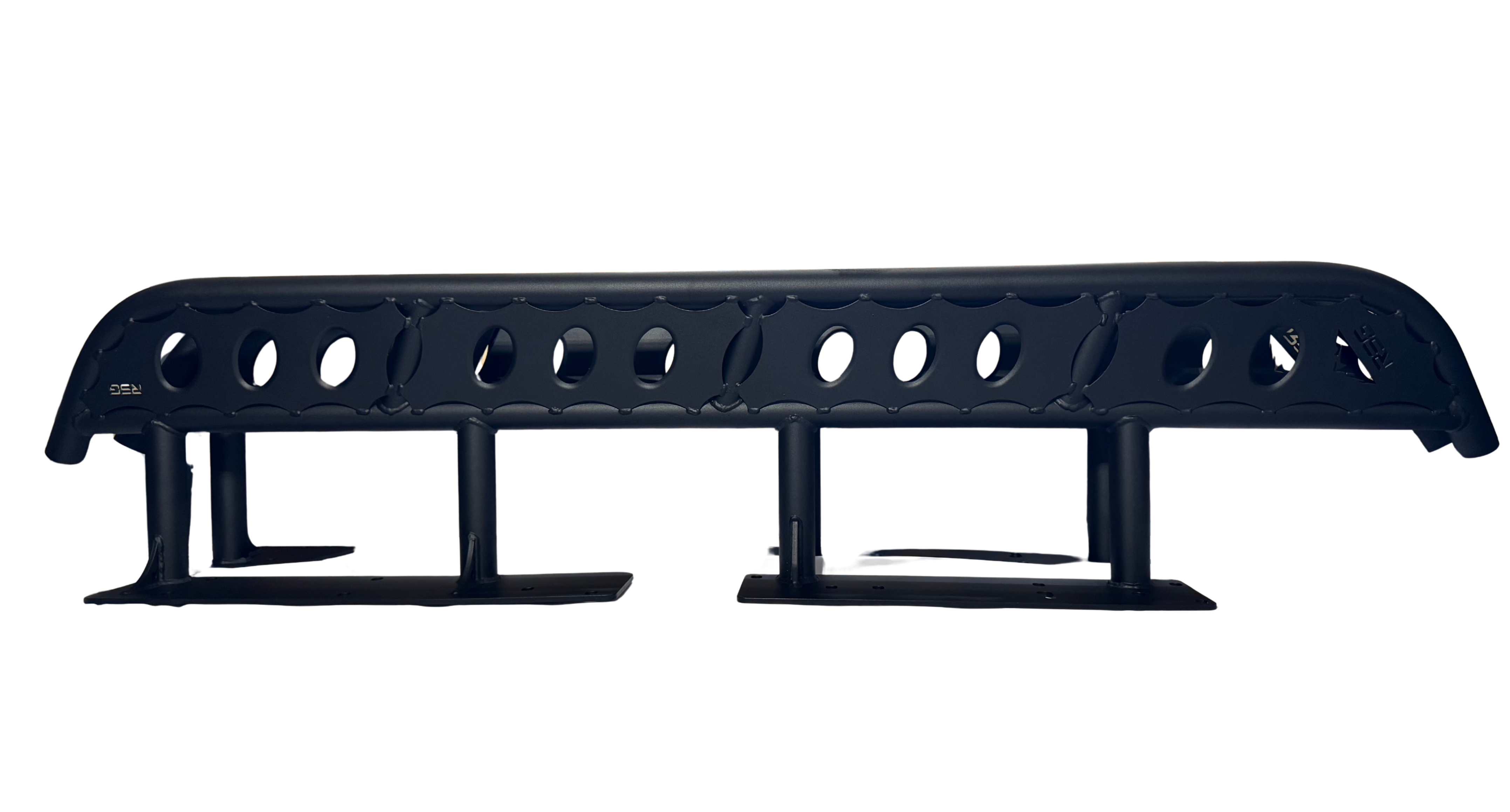 2010-2024 Toyota 4Runner Angled Sliders With Top Plate **No Kick Out**