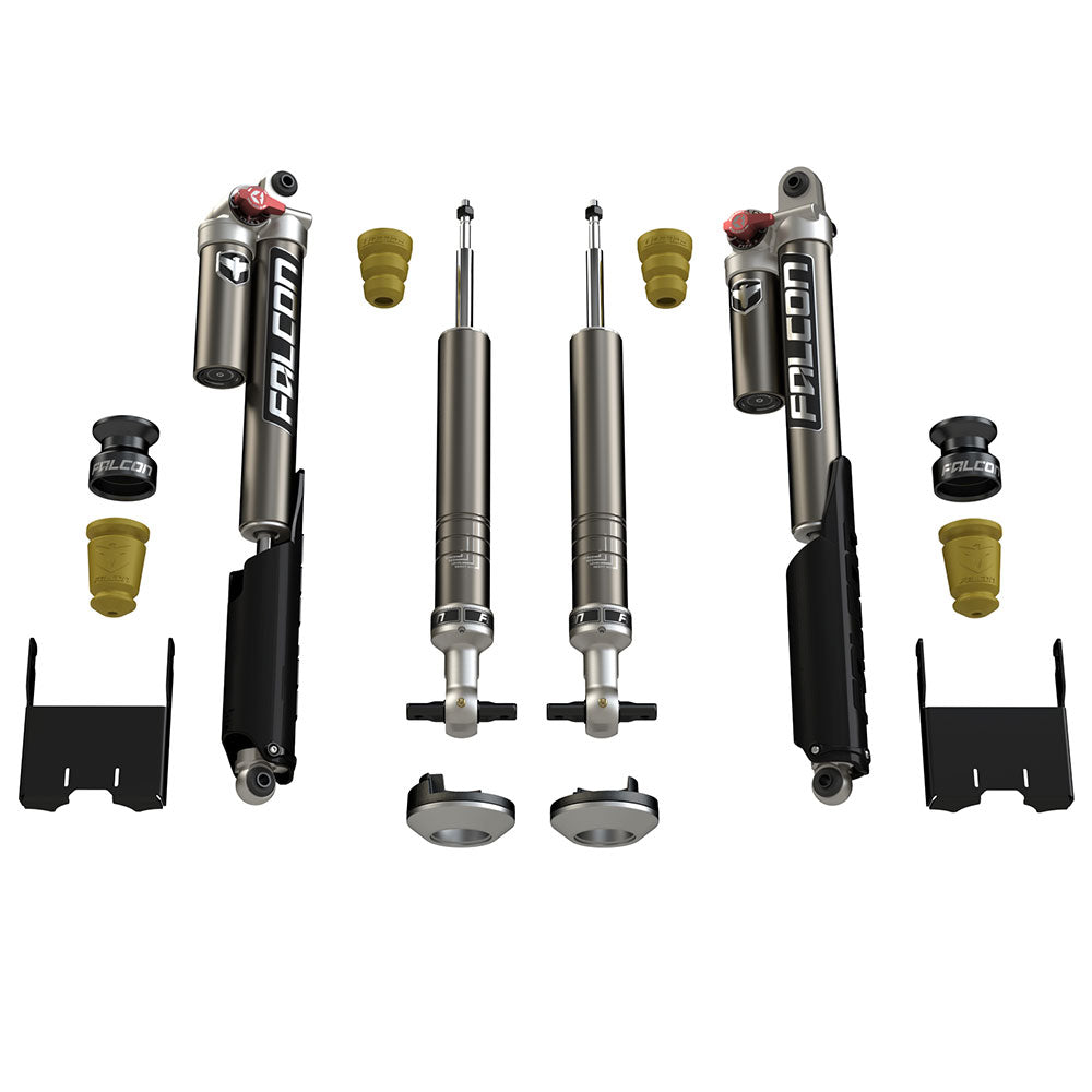 Ford F-150: Falcon 2.25" Sport Tow/Haul Shock Leveling System
