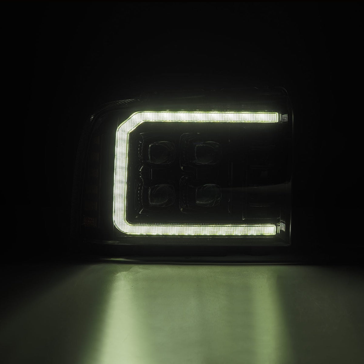 AlphaRex NOVA-Series LED Projector Headlights for Ford Super Duty / Ford Excursion - Alpha-Black