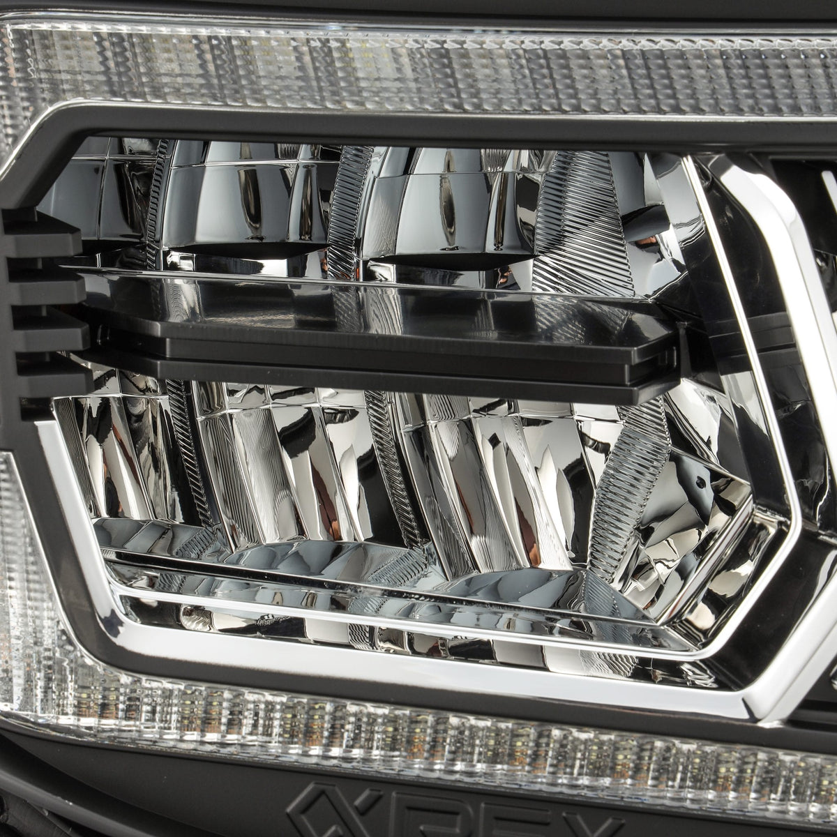 AlphaRex LUXX-Series LED Crystal Headlights for Toyota Tacoma - Black