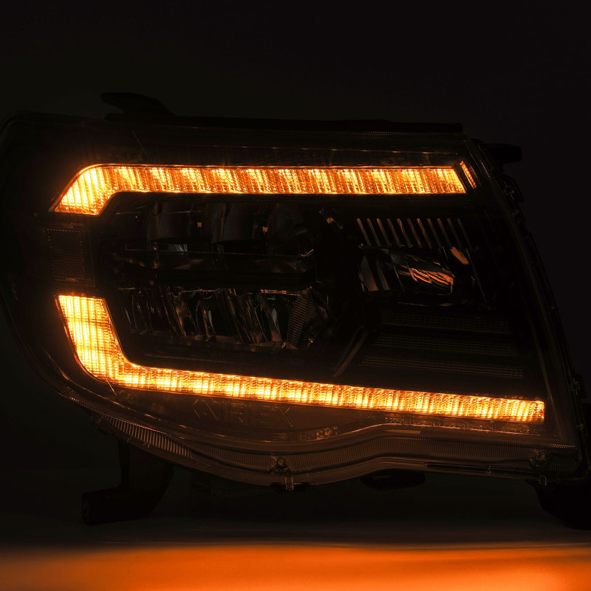 AlphaRex LUXX-Series LED Crystal Headlights for Toyota Tacoma - Black