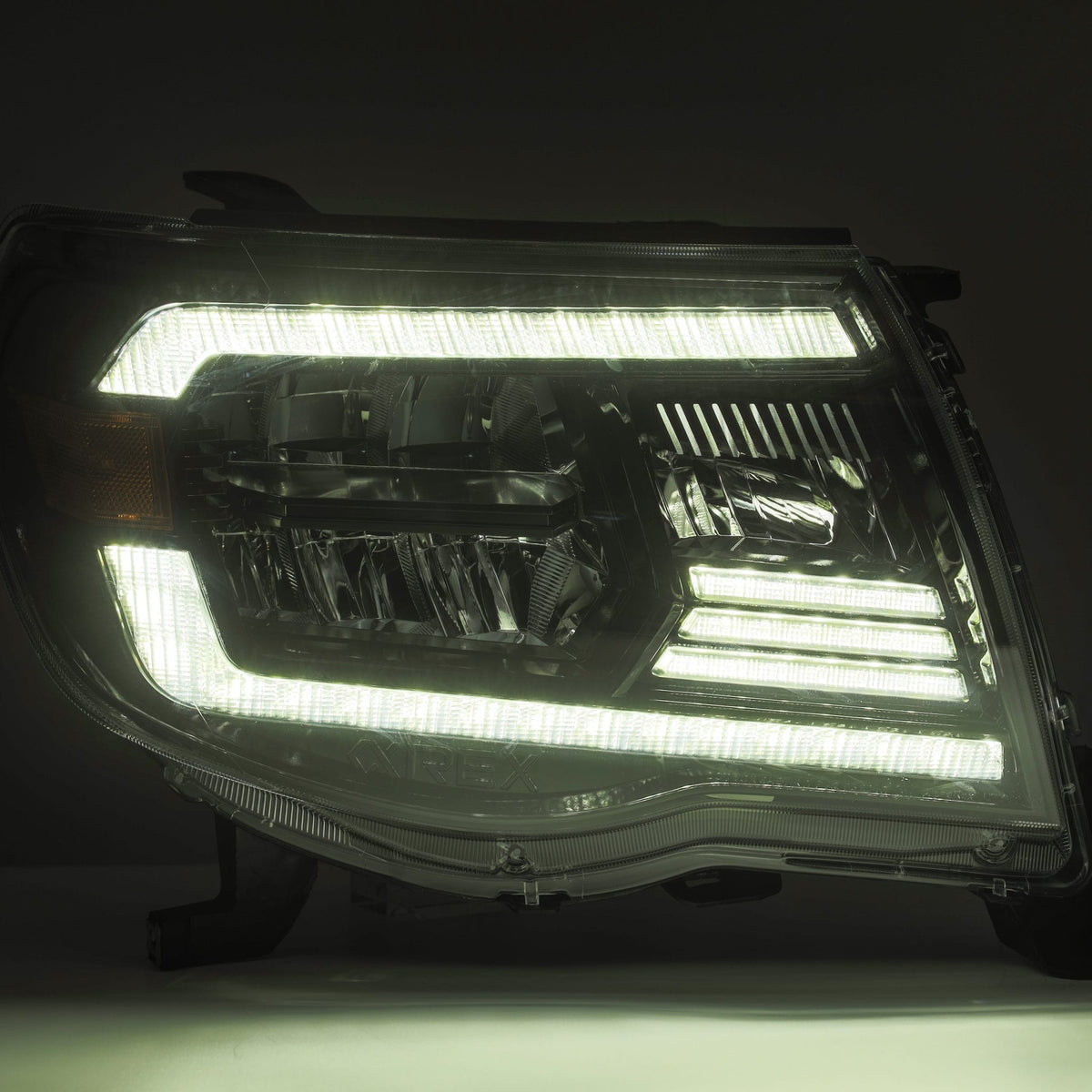 AlphaRex LUXX-Series LED Crystal Headlights for Toyota Tacoma - Black