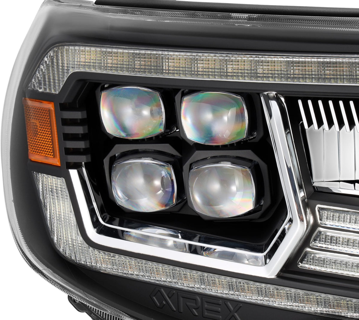 AlphaRex NOVA-Series LED Projector Headlights for Toyota Tacoma - Black