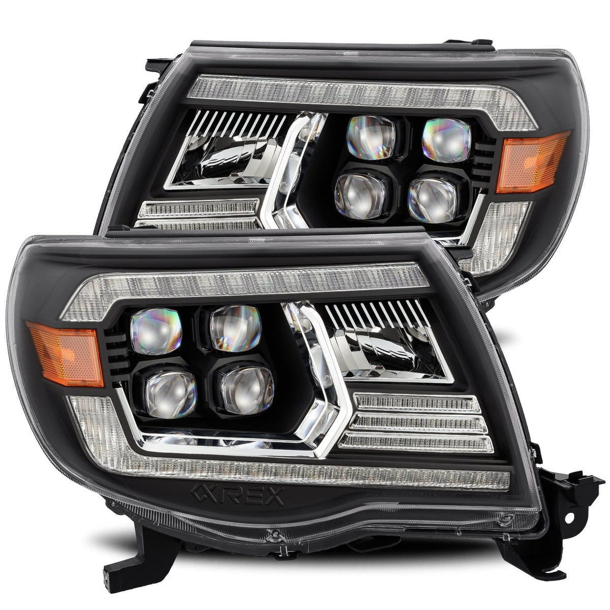 AlphaRex NOVA-Series LED Projector Headlights for Toyota Tacoma - Black