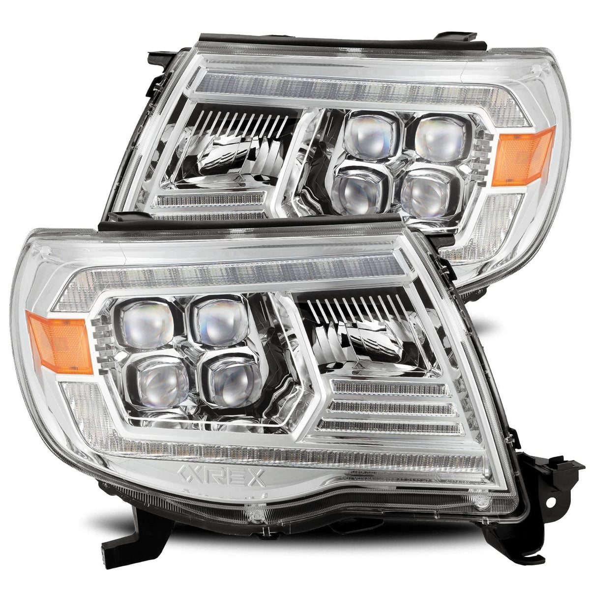 AlphaRex NOVA-Series LED Projector Headlights for Toyota Tacoma - Chrome