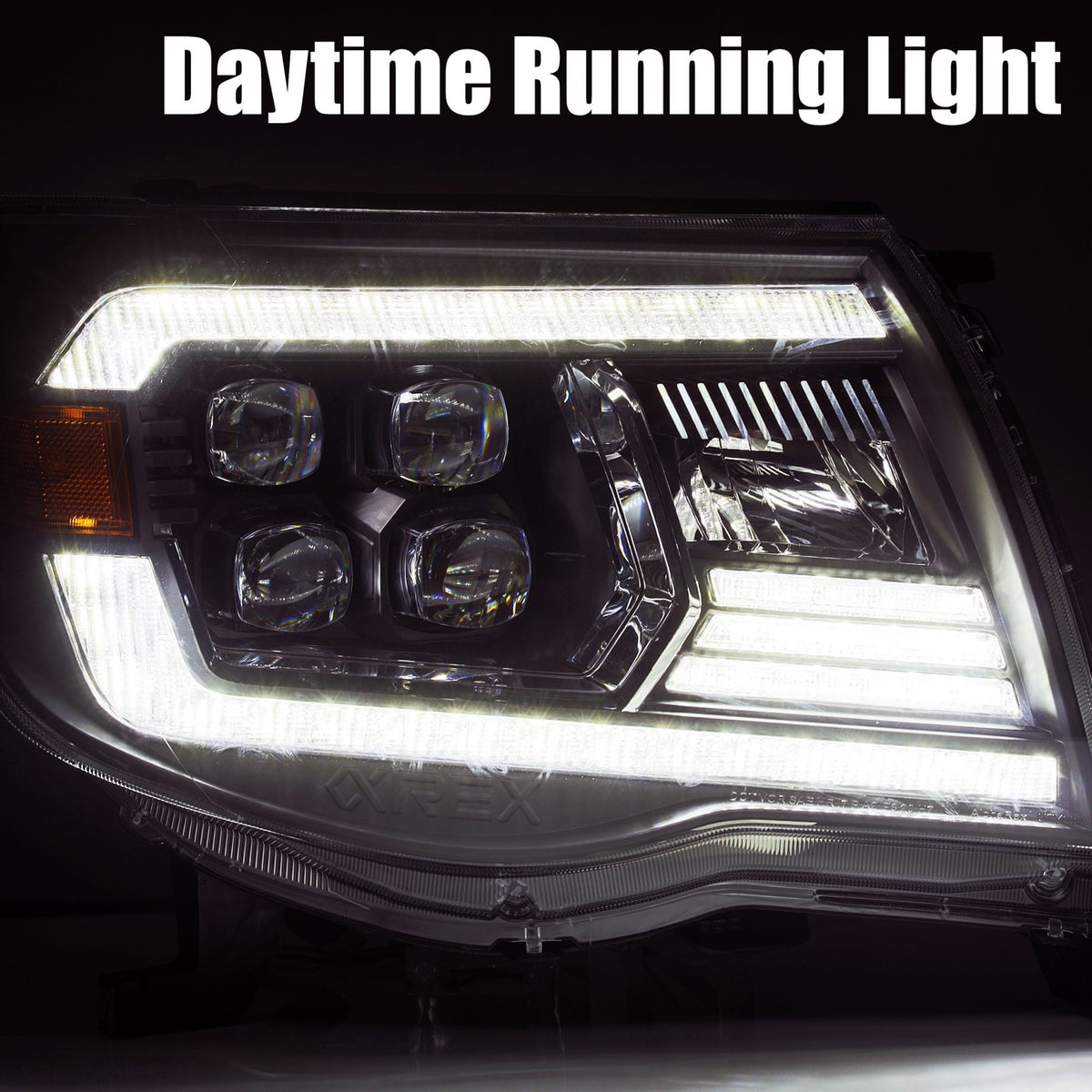AlphaRex NOVA-Series LED Projector Headlights for Toyota Tacoma - Chrome