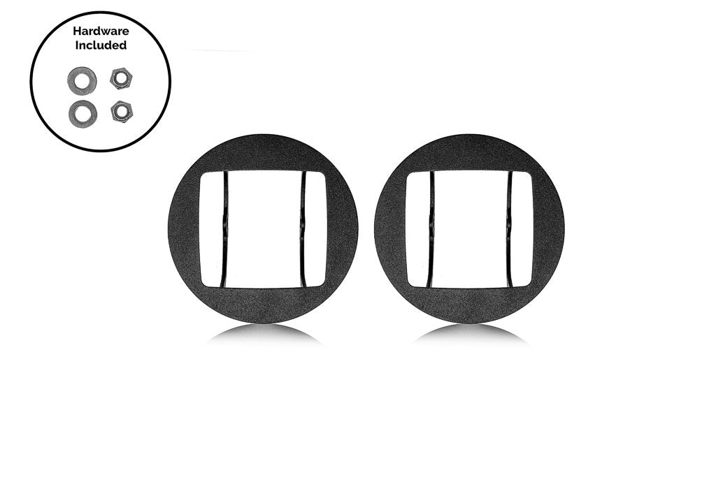 Toyota Tacoma fog light replacement bezel kit with mounting hardware included