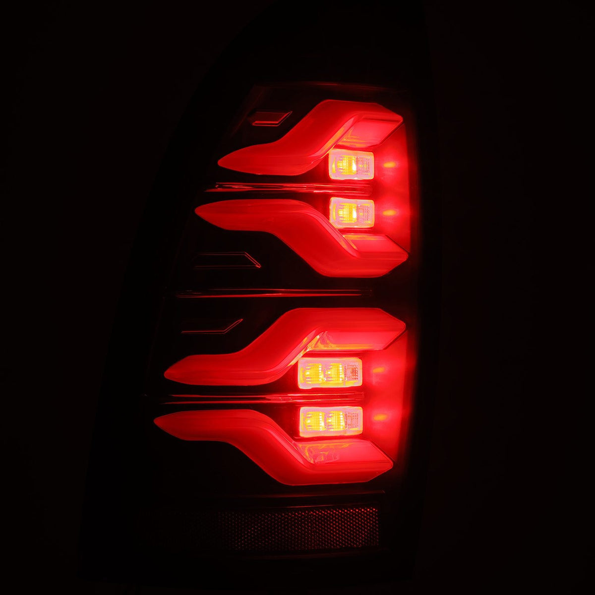 AlphaRex LUXX-Series LED Tail Lights for Toyota Tacoma - Black Smoke