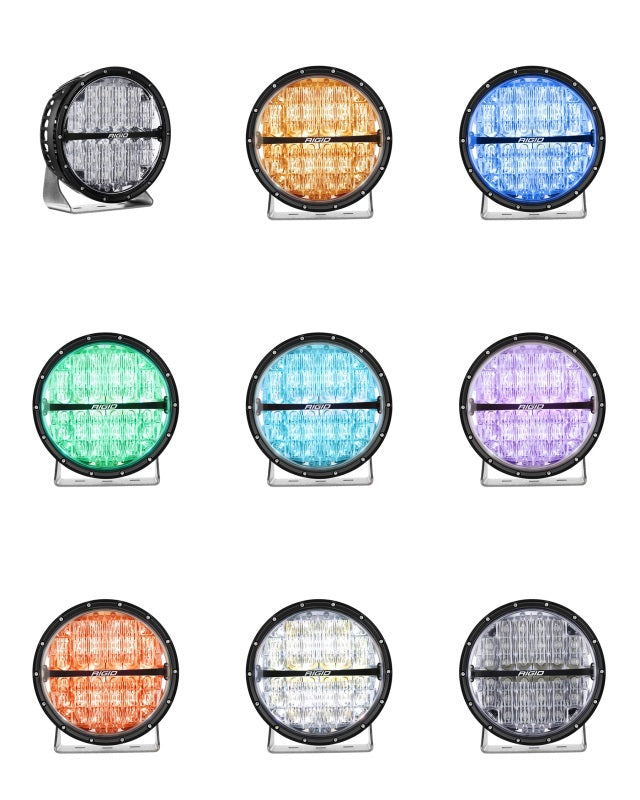 RIGID 360-Series 9 in. Off-Road LED Light, Drive Beam, RGBW Backlight