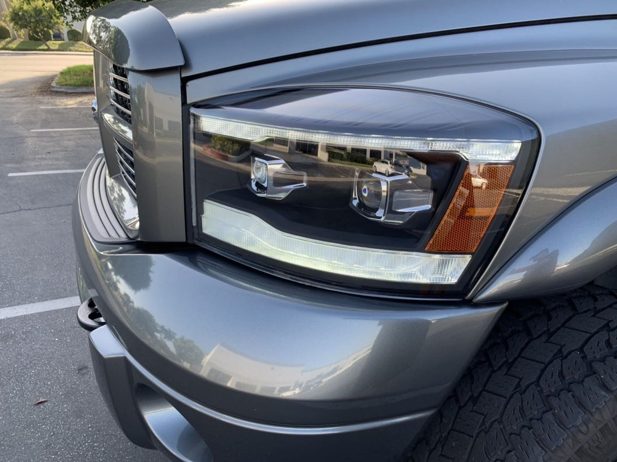 AlphaRex LUXX-Series LED Projector Headlights for Ram 1500 / Ram 2500/3500 - Chrome
