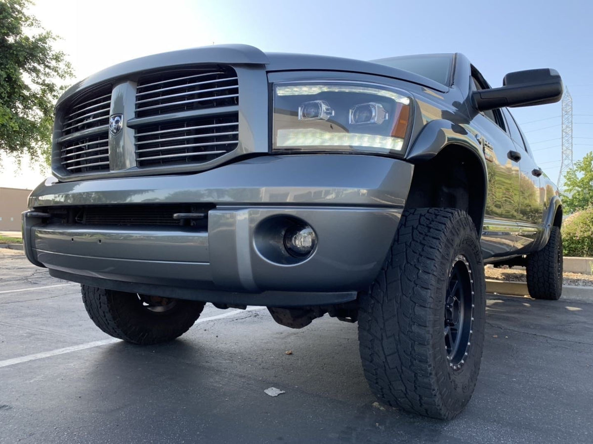 AlphaRex LUXX-Series LED Projector Headlights for Ram 1500 / Ram 2500/3500 - Chrome