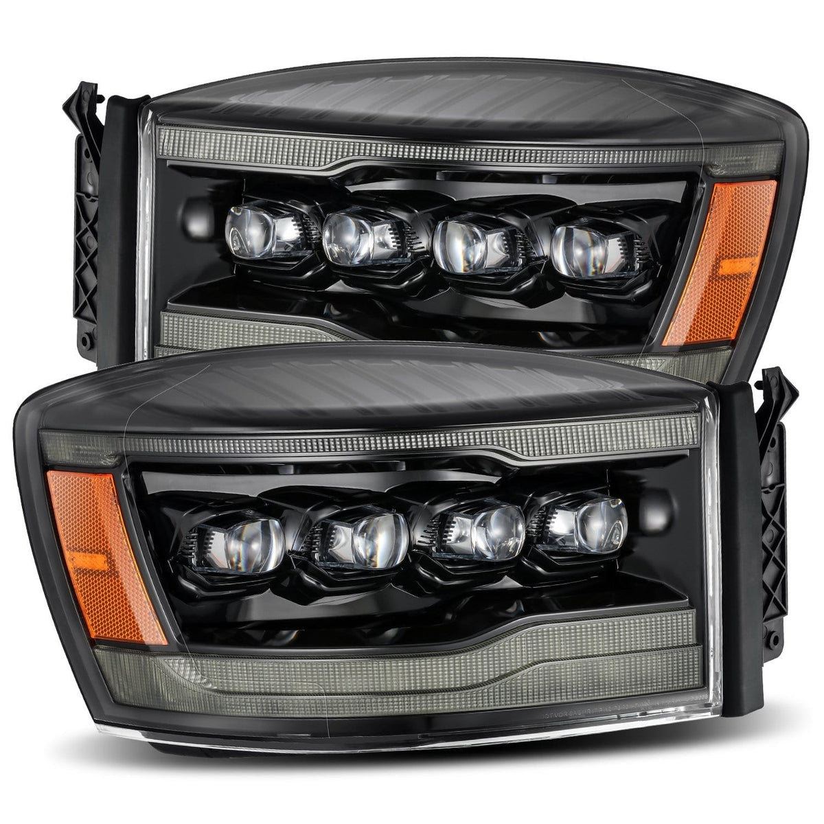 AlphaRex NOVA-Series LED Projector Headlights for Ram 1500 / Ram 2500/3500 - Alpha-Black