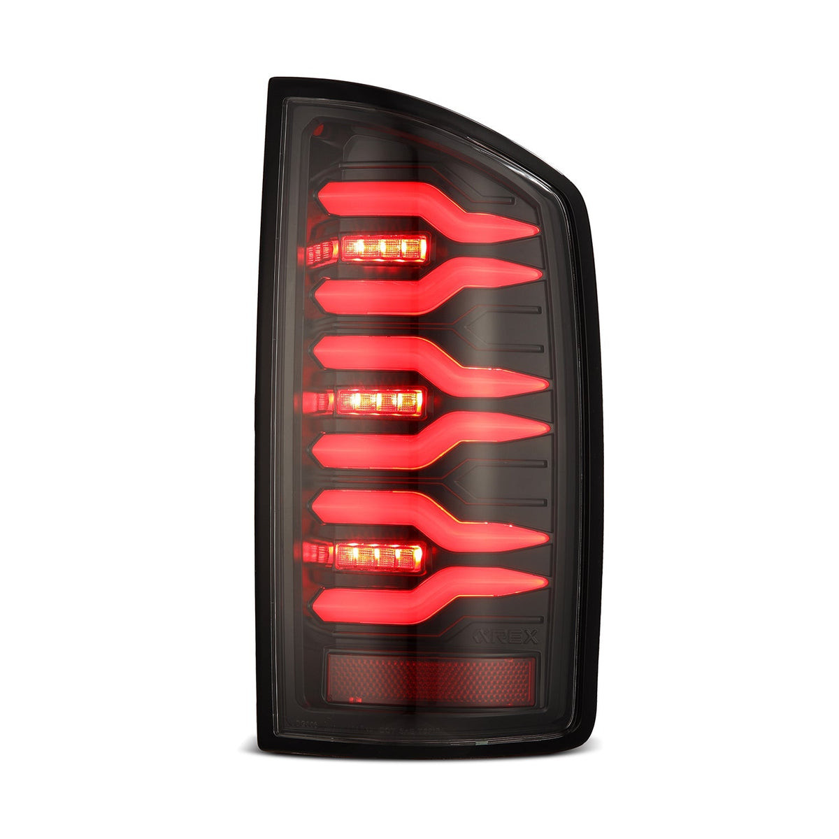 AlphaRex LUXX-Series LED Tail Lights for Ram 1500 / Ram 2500/3500 - Alpha-Black