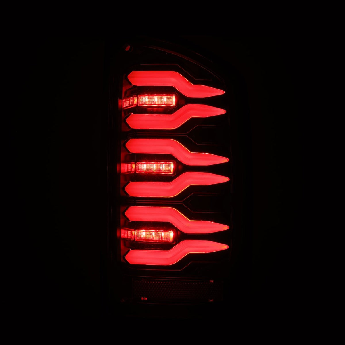AlphaRex LUXX-Series LED Tail Lights for Ram 1500 / Ram 2500/3500 - Alpha-Black