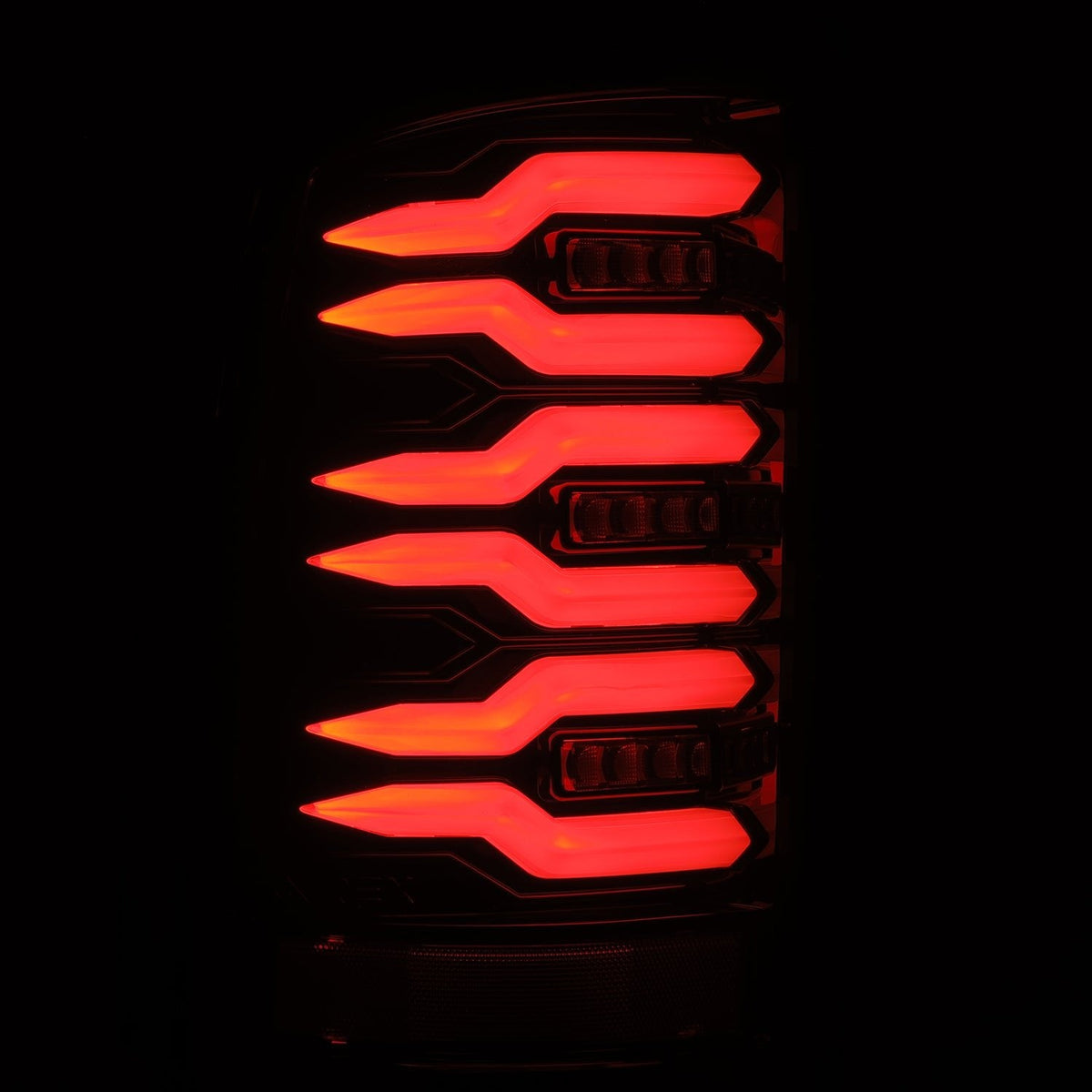 AlphaRex LUXX-Series LED Tail Lights for GMC Sierra 1500 / GMC Sierra HD 2500/3500 - Alpha-Black