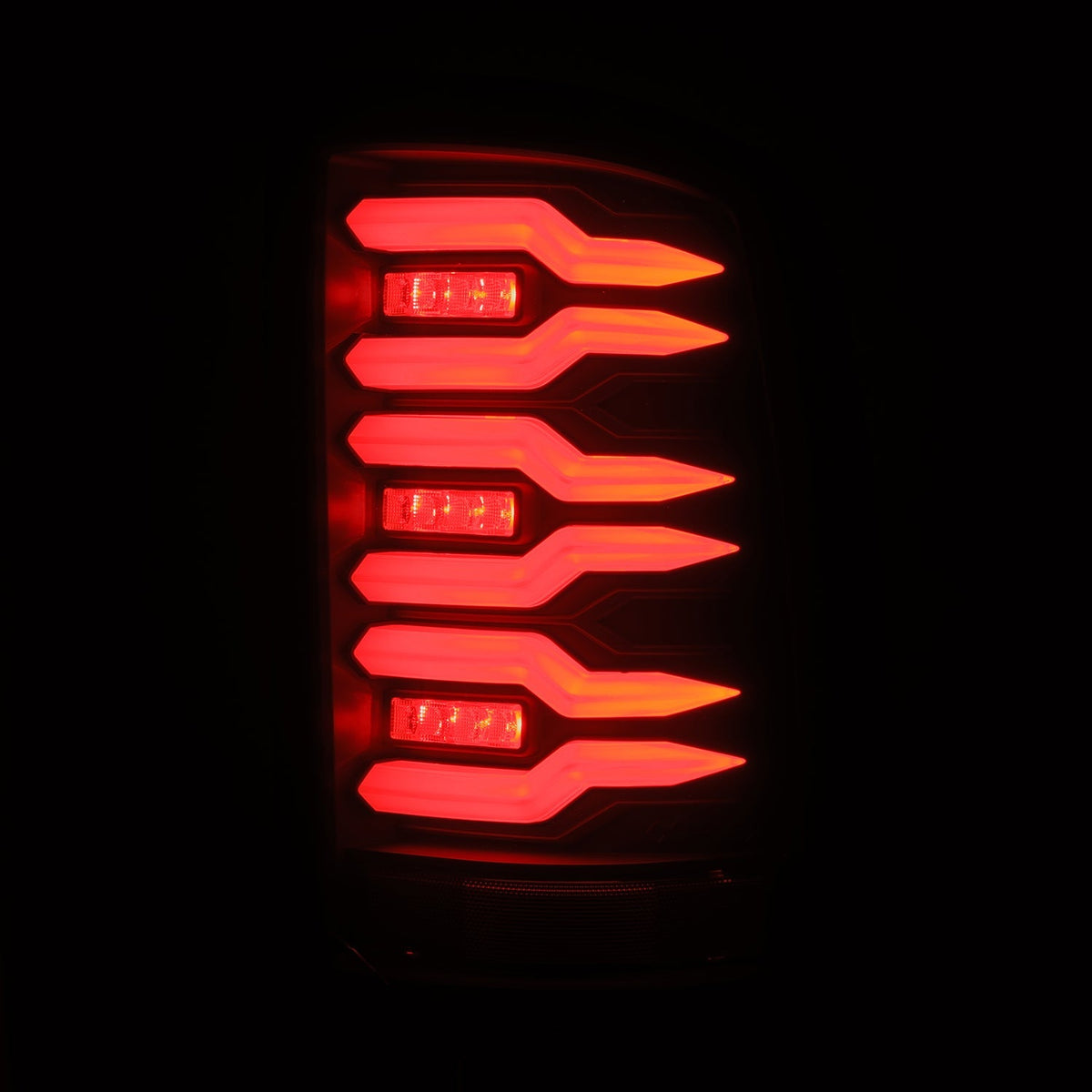 AlphaRex LUXX-Series LED Tail Lights for GMC Sierra 1500 / GMC Sierra HD 2500/3500 - Black Smoke