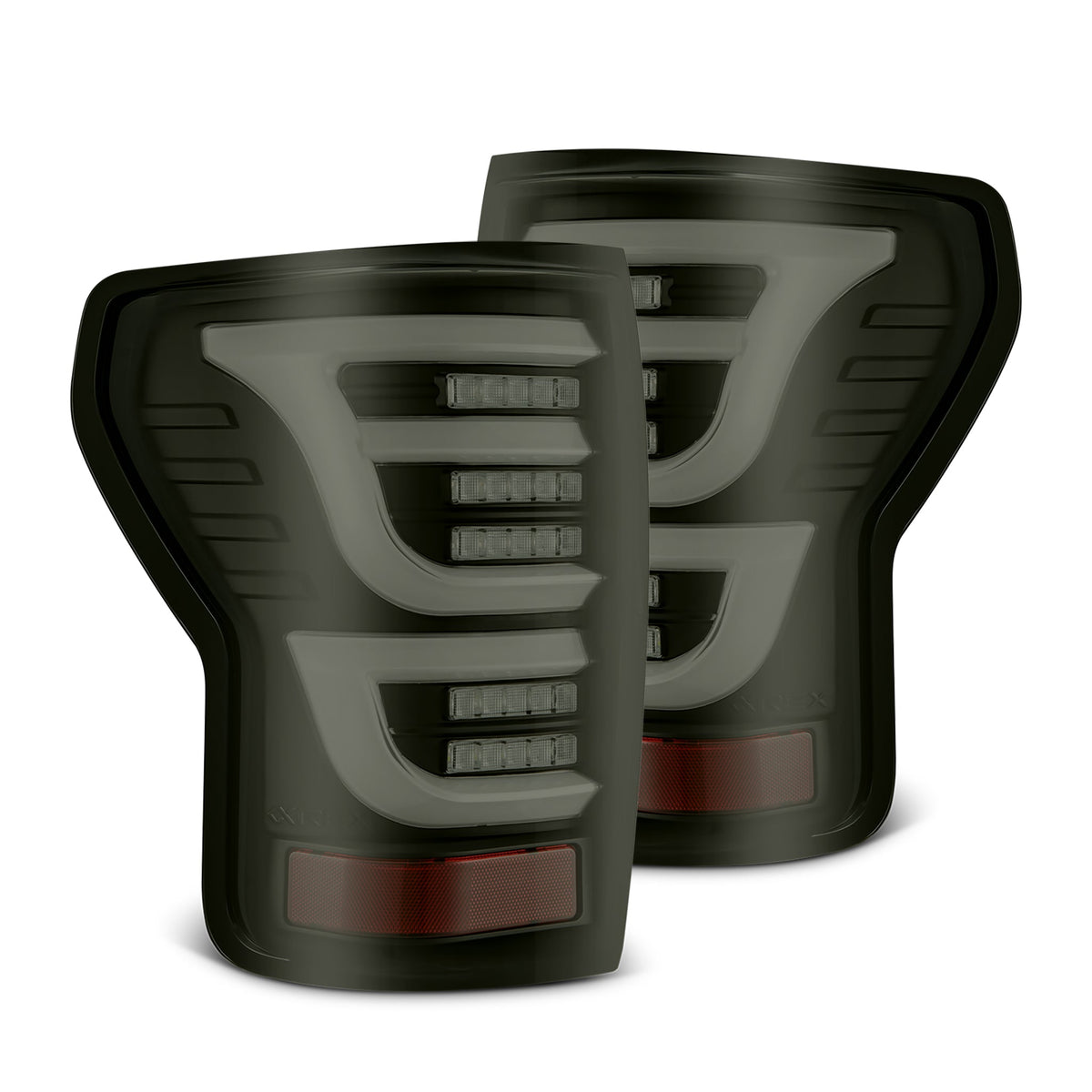 AlphaRex LUXX-Series LED Tail Lights for Toyota Tundra - Black Smoke