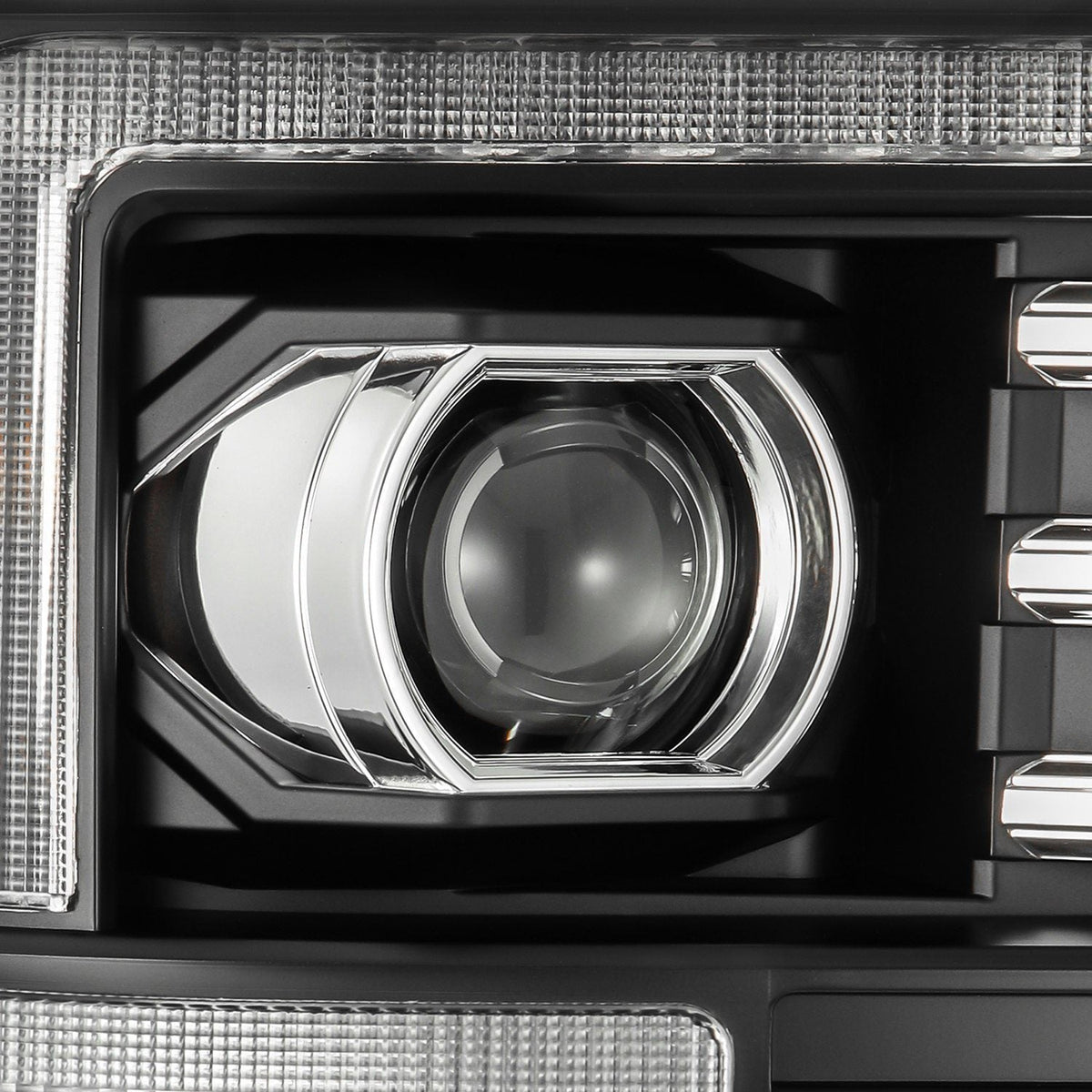 AlphaRex LUXX-Series LED Projector Headlights for Ford Super Duty / Ford Excursion - Black