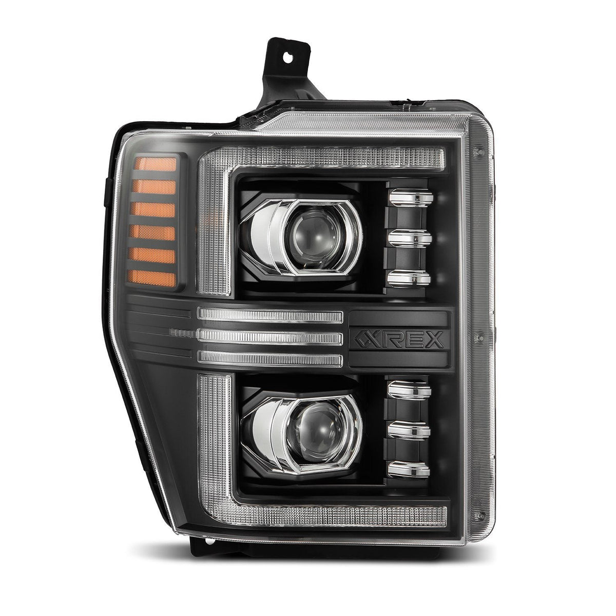 AlphaRex PRO-Series Halogen Projector Headlights for Ford Super Duty / Ford Excursion - Black