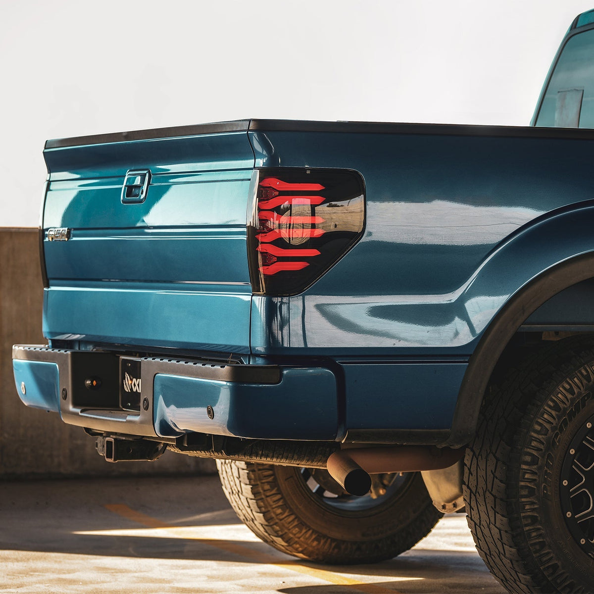 AlphaRex LUXX-Series LED Tail Lights for Ford F-150 - Alpha-Black