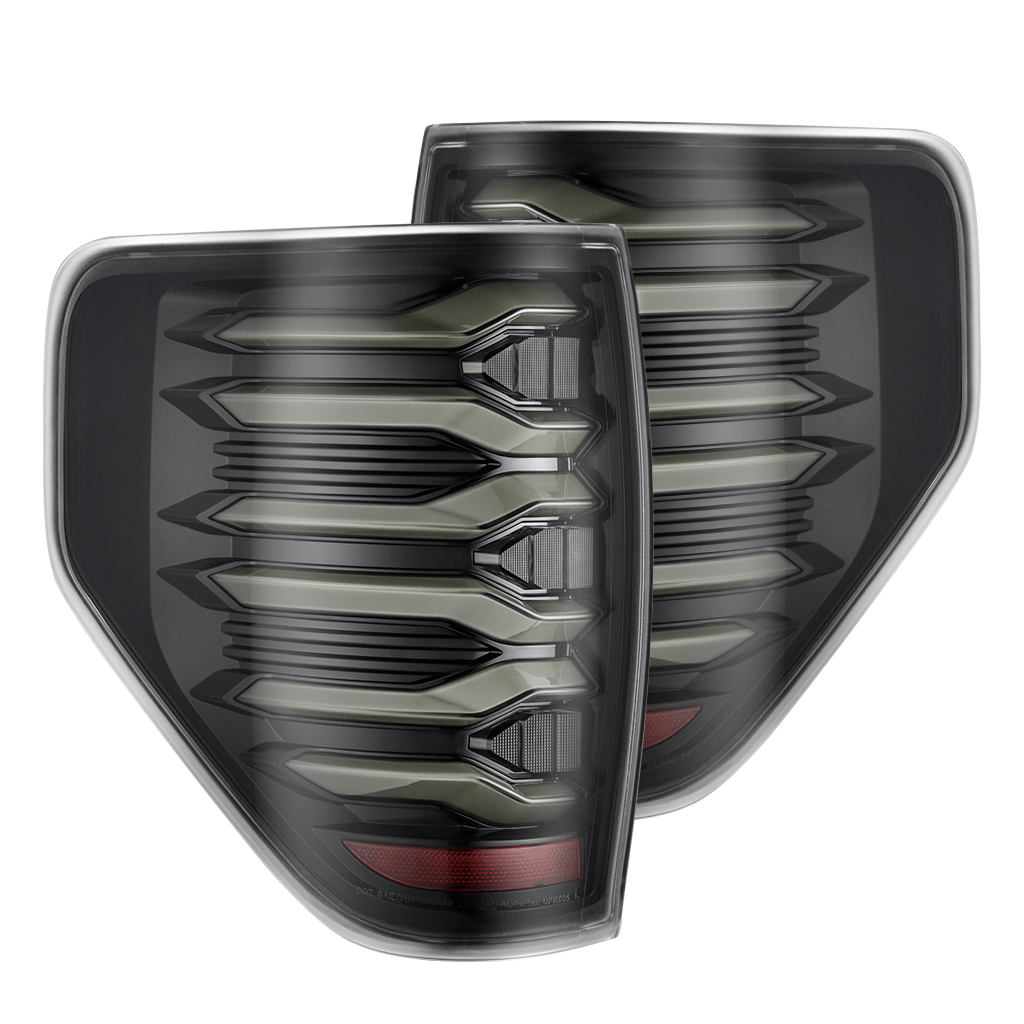 AlphaRex LUXX-Series LED Tail Lights for Ford F-150 - Alpha-Black