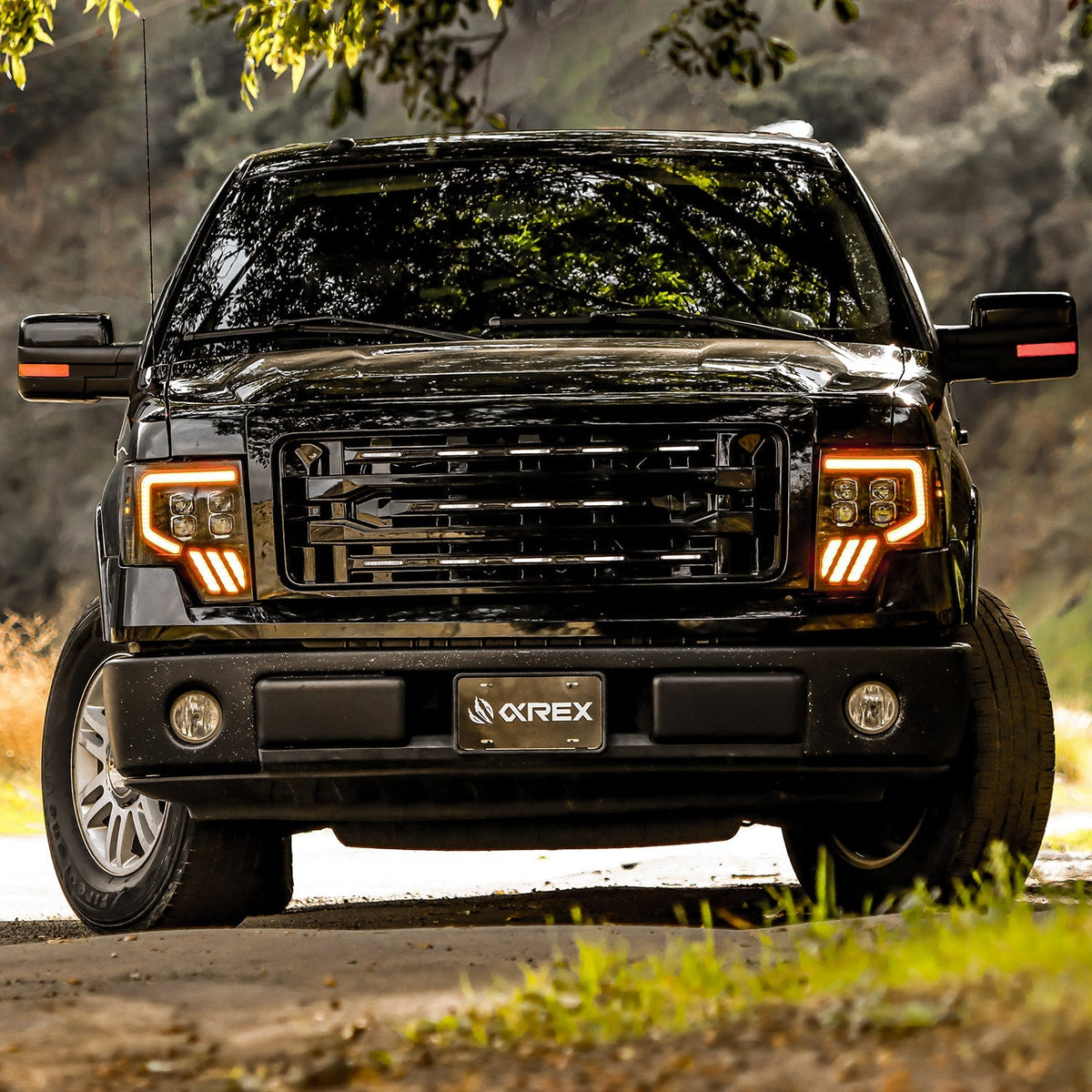 AlphaRex MK II NOVA-Series LED Projector Headlights for Ford F-150 - Alpha-Black