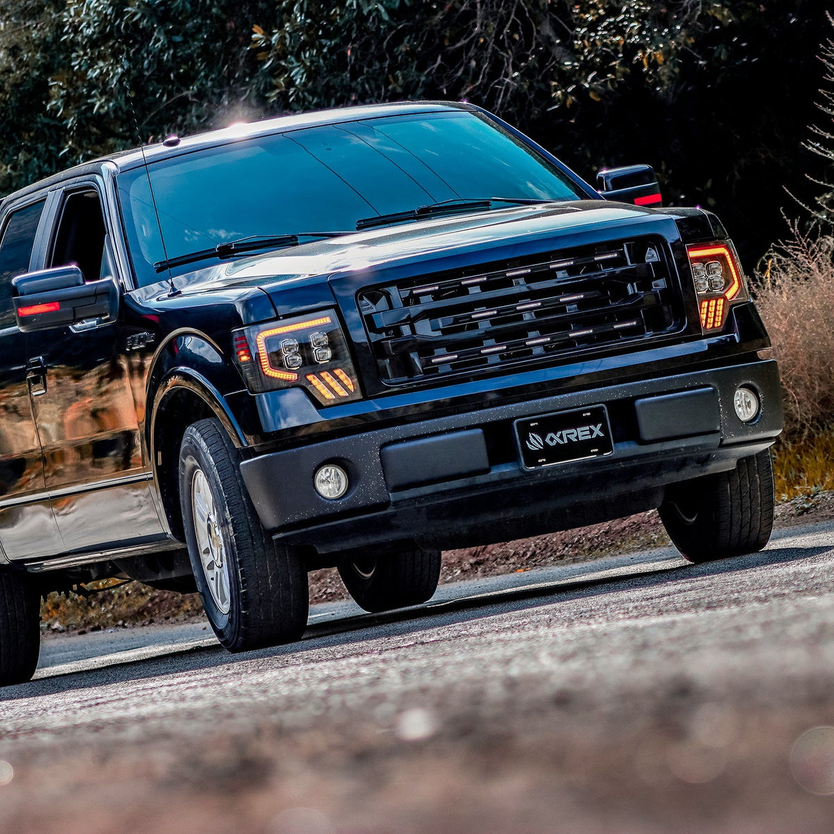 AlphaRex MK II NOVA-Series LED Projector Headlights for Ford F-150 - Alpha-Black