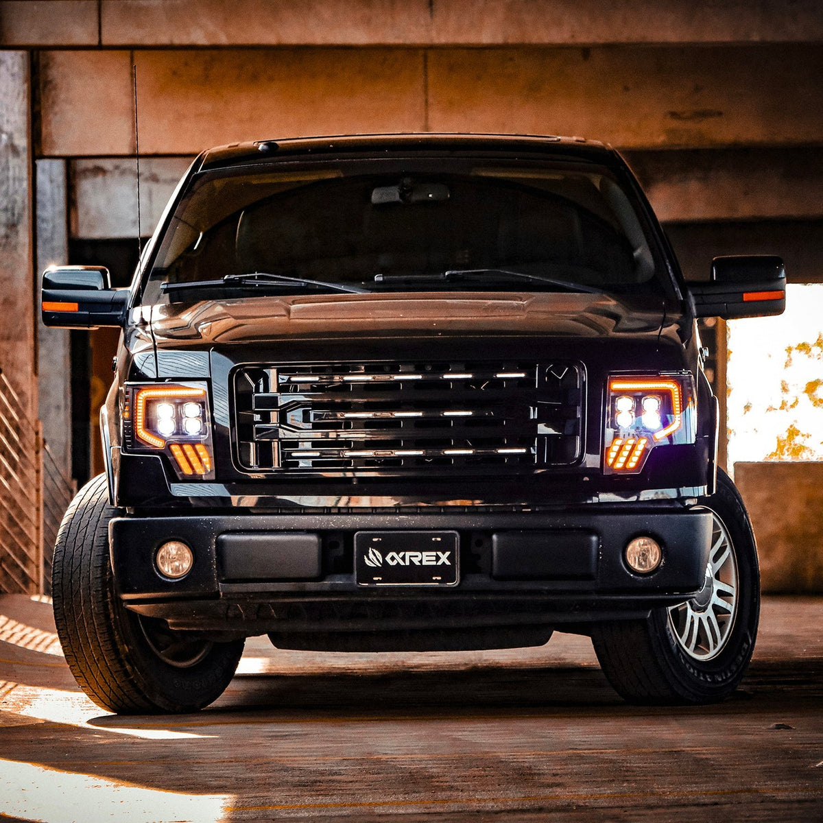 AlphaRex MK II NOVA-Series LED Projector Headlights for Ford F-150 - Chrome