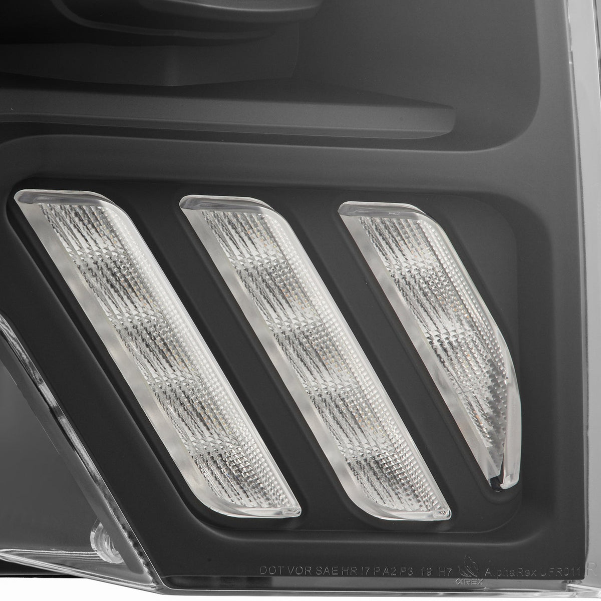 AlphaRex MK II PRO-Series Halogen Projector Headlights for Ford F-150 - Black