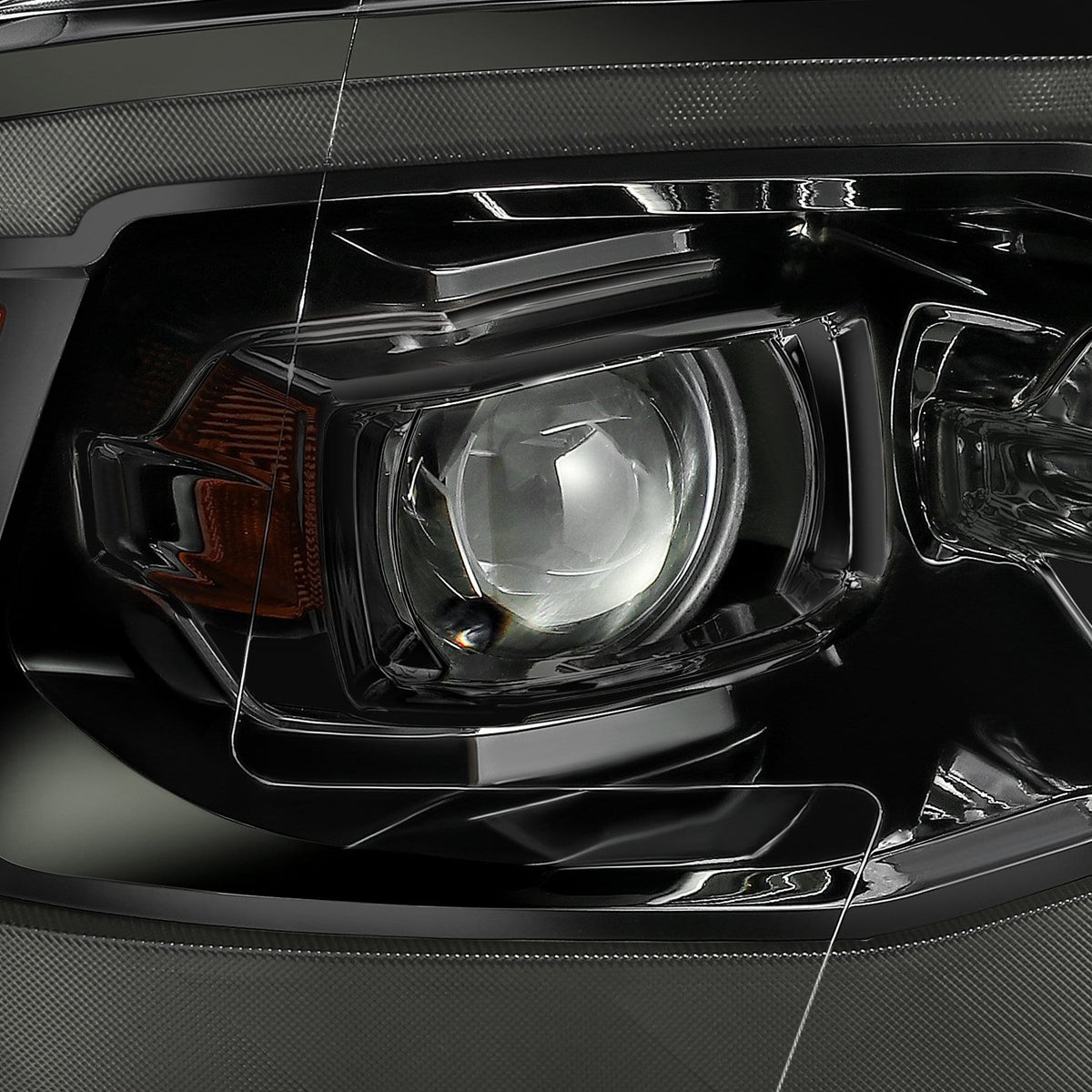 AlphaRex LUXX-Series LED Projector Headlights for Ram 1500 / Ram 2500/3500 - Alpha-Black