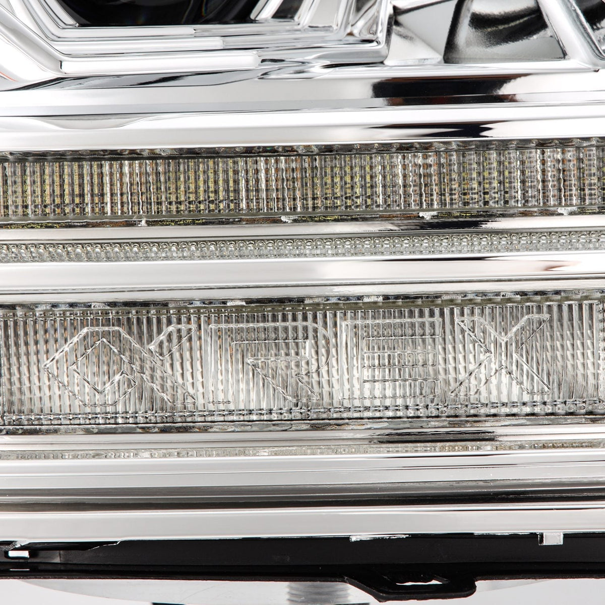 AlphaRex MK II LUXX-Series LED Projector Headlights (5th Gen 2500 Style) for Ram 1500 / Ram 2500/3500 - Chrome